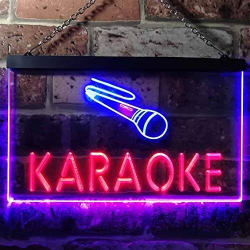Karaoke Dual LED Neon Light Sign